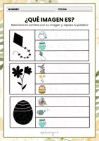 Aperçu - Inclusion - Quelle est cette image ? PRINTEMPS (ESPAGNOL) - Page 1
