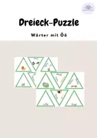 Vorschau - Spiele - Dreieck-Puzzle: Buchstabe Öö - Deckblatt