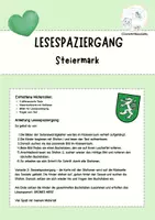 Vorschau - Arbeitsblätter - Steiermark-Lesespaziergang - Seite 1
