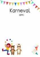 Vorschau - Arbeitsblätter - Portfolio Fasching / Karneval / Fastnacht / Fasnacht - Seite 2