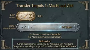 Vorschau - Arbeitsblätter - Wie funktionierte die römische Republik? Senat Volksversammlung Magistrat usw - Deckblatt