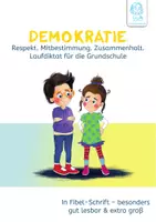 Vorschau - Arbeitsblätter - Demokratie Laufdiktat - Deckblatt