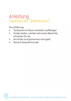 Vorschau - Arbeitsblätter - Demokratie Laufdiktat - Seite 1
