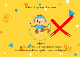 Vorschau - Stationenlernen - Stationen Seilspringen - Seite 1