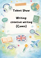 Vorschau - Arbeitsblätter - Kreatives Schreiben (Talent Show Story Comic) - Deckblatt