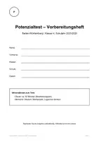 Vorschau - Prüfungsvorbereitung - Potenzialtest_Vorbereitung_BW_Potenzialtest_–_Vorbereitungsheft (10) - Deckblatt