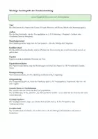 Vorschau - Merkblätter - Wichtige Fachbegriffe der Textbeschreibung - Deckblatt