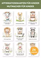 Vorschau - Fördermaterial/Inklusion - Affirmationskarten für Kinder. 24 Frühlings-Affirmationen für Motivation, Achtsamkeit & Selbstbewusstsein im Klassenzimmer. - Deckblatt