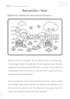Vorschau - Arbeitsblätter - 1) EASTER - Read and Colour (3-fach differenziert) - Seite 1