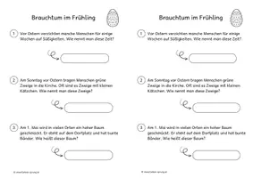 Vorschau - Unterrichtsreihen - Lesespur Brauchtum im Frühling | Differenziert | Mit viel Sachwissen - Seite 3