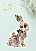 Aperçu - Affichage - Lapin de Pâques Montage 20 photos - Page de couverture