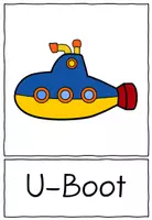 Vorschau - Mal- und Bastelvorlagen - Buchstabe U - Alphabetisierung - Bildkarten - Anlaut - Seite 3