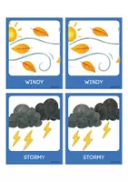 Vorschau - Bildkarten - Mousy's weather flashcards and remember - Seite 3