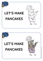 anteprima - Esercizi - Let's Make Pancakes! - BUNDLE of flashcards & worksheets - Pagina 1