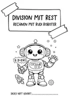 Vorschau - Arbeitsblätter - Division mit Rest – Übungsheft mit steigender Schwierigkeit ab Klasse 2/3 - Seite 2