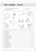Vorschau - Arbeitsblätter - Mini-Lesespur: Frühling - Klasse 1/2 (3-fach Differenzierung) - Seite 3