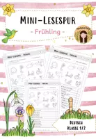 Vorschau - Arbeitsblätter - Mini-Lesespur: Frühling - Klasse 1/2 (3-fach Differenzierung) - Deckblatt