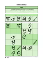 Vorschau - Arbeitsblätter - Sudoku 6x6: Ostern - Logisches Denken fördern! - Seite 2