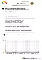 Vorschau - Arbeitsblätter - Mathe 5 Prüfungsstunde (Note 1,3) - gesamtes Material Schulweg Diagramm - Seite 3