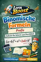 Vorschau - Unterrichtsreihen - Binomische Formeln - Übungen für Profis + ausführliche Lösungen - Deckblatt