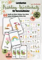 Vorschau - Fördermaterial/Inklusion - Frühling Wortschatz | Lernkarten für Vorschule und Kindergarten - Deckblatt