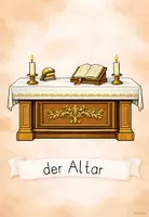 Vorschau - Poster - Kirchengegenstände im Kirchenraum - Bildkarten & Tafelmaterial (GS 2-4 & Sek I | ev./kath.) - Seite 3