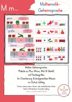 Vorschau - Fördermaterial/Inklusion - Mathe-Geheimsprache: Plakate zu Plus, Minus, Mal & Geteilt mit Fachbegriffen - Deckblatt