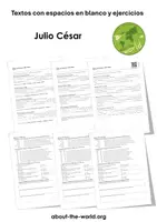 Vista previa - Hojas de trabajo - Julio César - Portada