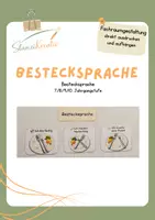 Vorschau - Fördermaterial/Inklusion - Bestecksprache - Deckblatt