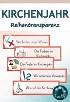 Vorschau - Unterrichtsreihen - Unterrichtsreihe Kirchenjahr - Transparenz für die Grundschule (kostenlos) - Deckblatt