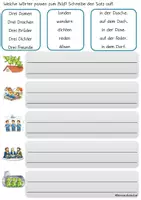 Vorschau - Stationenlernen - D/d - Wörter - Sätze bilden mit Basisgraphemen - Seite 3
