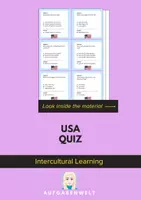 Vorschau - Spiele - USA Quiz: Intercultural Learning (English) - Deckblatt