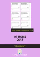 Vorschau - Spiele - At Home Quiz: Vocabulary (English) - Deckblatt
