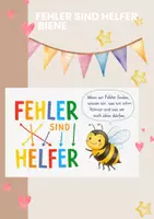 Vorschau - Mal- und Bastelvorlagen - XXL wachsendes Klassentier Materialpaket "Biene" / Bienenklasse - Seite 1