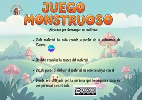 Vista previa - Juegos / Gamificación - UN JUEGO MONSTRUOSO (pelusas) - página 1
