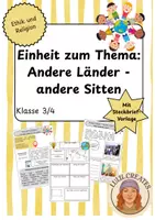 Vorschau - Arbeitsblätter - Materialpaket: Andere Länder - andere Sitten - Seite 1