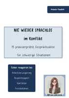 Vorschau - Fördermaterial/Inklusion - Nie wieder sprachlos im Konflikt - 15 Formulierungshilfen für schwierige Situationen im Schulalltag - Deckblatt