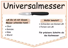 Vorschau - Fördermaterial/Inklusion - Messerarten und deren Verwendung - Seite 3