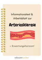 Vorschau - Arbeitsblätter - Materialpaket zur Arteriosklerose - Deckblatt