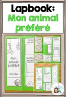 Vorschau - Arbeitsblätter - Lapbook: Mon animal préféré - Deckblatt