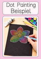 Vorschau - Arbeitsblätter - Kunst Frühling Dot Painting Klasse 2 & 3 mit Schablonen - Seite 3
