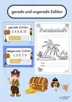 Vorschau - Stundenentwürfe - Materialpaket Zahlenraum 20 1.Klasse Pirat - Seite 1