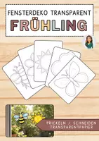 Vorschau - Mal- und Bastelvorlagen - Fensterbilder / Fensterdeko für den Frühling - Deckblatt