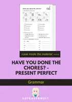 Vorschau - Arbeitsblätter - Have you done the chores? - Present Perfect: Grammar (English) - Deckblatt