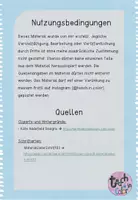 Vorschau - Stationenlernen - Fachbegriffe Grundrechenarten - Pizza Edition - Mathe - Seite 1