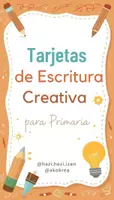 Vista previa - Tarjetas / Manipulativos - Tarjetas de Escritura Creativa - Portada