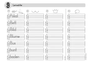 Vorschau - Arbeitsblätter - Lernwörter Klasse 1 Lola Heft 3 - Druckschrift - Seite 1