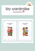 Vorschau - Arbeitsblätter - Arbeitsblätter: My wardrobe - Deckblatt