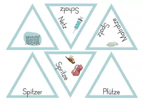 Vorschau - Spiele - Dreieck-Puzzle: Buchstabenverbindung -tz - Seite 3