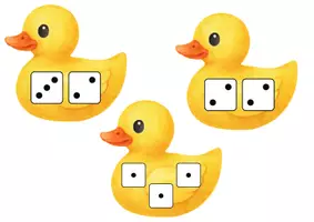 Aperçu - Apprentissages en autonomie - La dénomination de 1 à 5 avec les canards - Page 2